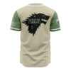 Hooktab 3D Printed Starks of Winterfell Game of Thrones Men's Short Sleeve Anime Baseball Jersey