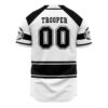 Hooktab 3D Printed Stormtroopers Star Wars Men's Short Sleeve Anime Baseball Jersey