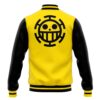 Hooktab 3D Printed Trafalgar D. Water Law One Piece Unisex Varsity Jacket