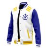 Hooktab 3D Printed Vegeta V2 Dragon Ball Z Unisex Varsity Jacket