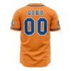 Hooktab 3D Printed Z-Fighters Goku Dragon Ball Z Men's Short Sleeve Anime Baseball Jersey