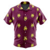 Franky Pattern One Piece Men's Short Sleeve Button Up Hawaiian Shirt