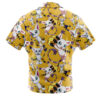 Gatomon Digimon Men's Short Sleeve Button Up Hawaiian Shirt