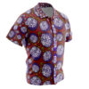 Gomu Gomu no Mi One Piece Men's Short Sleeve Button Up Hawaiian Shirt