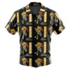 Grave of the Fireflies Studio Ghibli Men's Short Sleeve Button Up Hawaiian Shirt