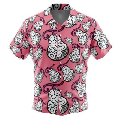Ito Ito no Mi One Piece Men's Short Sleeve Button Up Hawaiian Shirt