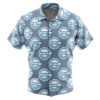 Laughing Man Ghost in the Shell Men's Short Sleeve Button Up Hawaiian Shirt