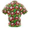 Super Mushroom Super Mario Men's Short Sleeve Button Up Hawaiian Shirt