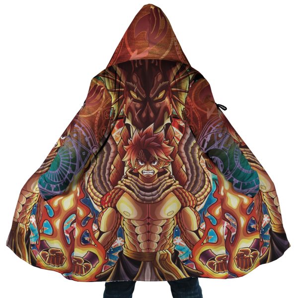 Trippy Natsu Dragneel x Igneel Dream Cloak Fairy Tail Dream Cloak Anime Dream Cloak Coat