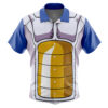 Vegeta Armor Dragon Ball Men's Short Sleeve Button Up Hawaiian Shirt