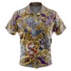 Rock Type Pokemon Pokemon Men's Short Sleeve Button Up Hawaiian Shirt