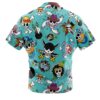 Strawhats Jolly Roger One Piece Men's Short Sleeve Button Up Hawaiian Shirt