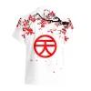 Hooktab Tien Shinhan Japan Cherry Blossom Style Dragon Ball Z Hawaiian Shirt