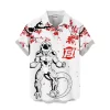 Hooktab Frieza Japan Cherry Blossom Style Dragon Ball Z Hawaiian Shirt