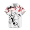 Hooktab Beerus Japan Cherry Blossom Style Dragon Ball Z Hawaiian Shirt