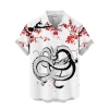 Hooktab Shenron Japan Cherry Blossom Style Dragon Ball Z Hawaiian Shirt