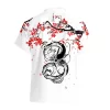 Hooktab Shenron Japan Cherry Blossom Style Dragon Ball Z Hawaiian Shirt