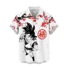 Hooktab Goku Japan Cherry Blossom Style Dragon Ball Z Hawaiian Shirt