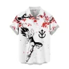 Hooktab Vegeta Japan Cherry Blossom Style Dragon Ball Z Hawaiian Shirt