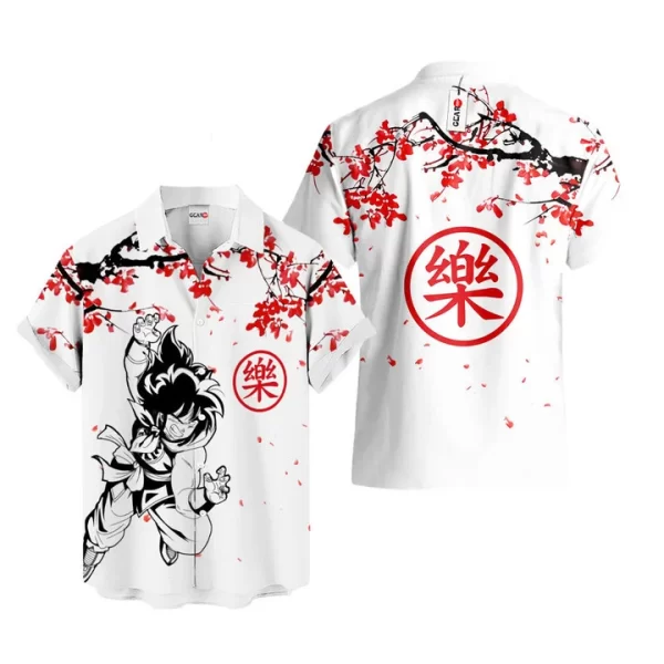 Yamcha Japan Cherry Blossom Style Dragon Ball Z Hawaiian Shirt