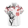 Hooktab Goku SSJ Japan Cherry Blossom Style Dragon Ball Z Hawaiian Shirt