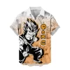 Hooktab Goku SSJ Manga Art Style Dragon Ball Z Hawaiian Shirt