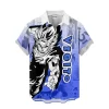 Vegito Manga Art Style Dragon Ball Z Hawaiian Shirt