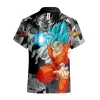 Hooktab Goku Blue Dragon Ball Z Hawaiian Shirt