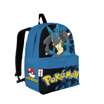 Lucario Pokemon Backpack Anime Backpack