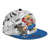 Luffy Gear 5 Snapback Hat One Piece Snapback Hat Anime Snapback Hat