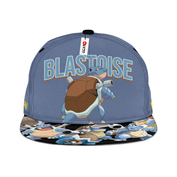 Blastoise Snapback Hat Pokemon Snapback Hat Anime Snapback Hat