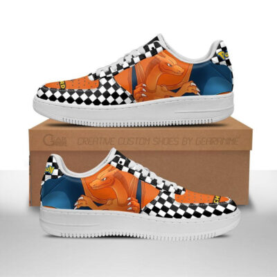 Charizard Pokemon Air Anime Sneakers Anime Checkerboard PT07AF