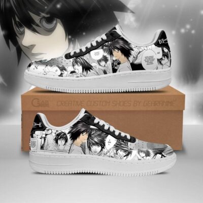L Lawliet Death Note Air Anime Sneakers PT06AF