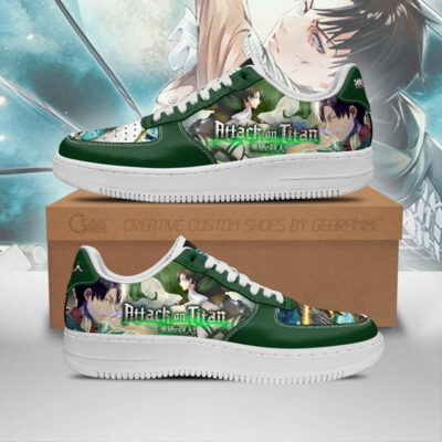 Levi Ackerman Shingeki Attack on Titan Air Anime Sneakers PT1409