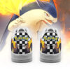 Poke Typhlosion Pokemon Air Anime Sneakers Anime Checkerboard