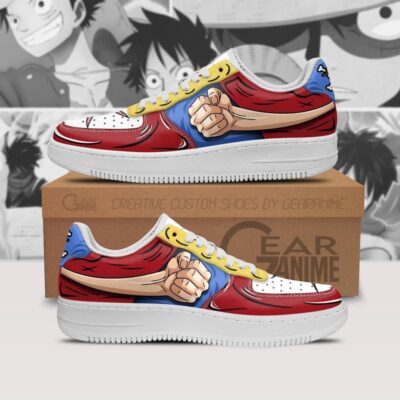Luffy Gomu Gomu One Piece Air Anime Sneakers MN2306