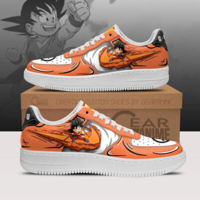 Goku Flying Nimbus Dragon Ball Z Air Anime Sneakers Custom