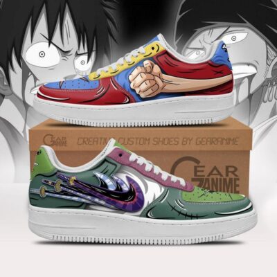 Zoro and Luffy One Piece Air Anime Sneakers MN2306