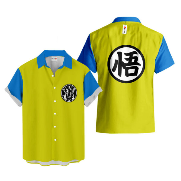 Costume Gogeta Hawaiian Shirt Dragon Ball Z Hawaiian Shirt Anime Hawaiian Shirt