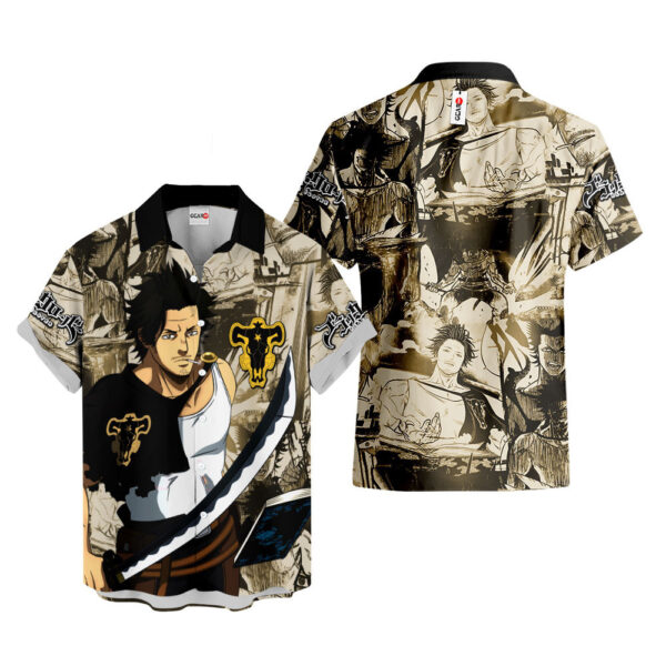 Yami Sukehiro Hawaiian Shirt Black Clover Hawaiian Shirt Anime Hawaiian Shirt