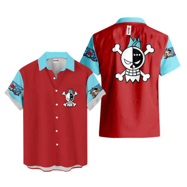 Costume Franky Hawaiian Shirt One Piece Hawaiian Shirt Anime Hawaiian Shirt