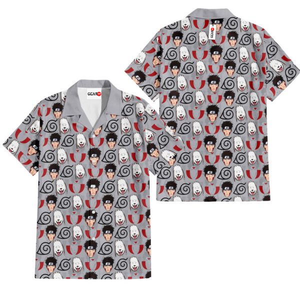 Kiba Inuzuka Hawaiian Shirt Naruto Hawaiian Shirt Anime Hawaiian Shirt