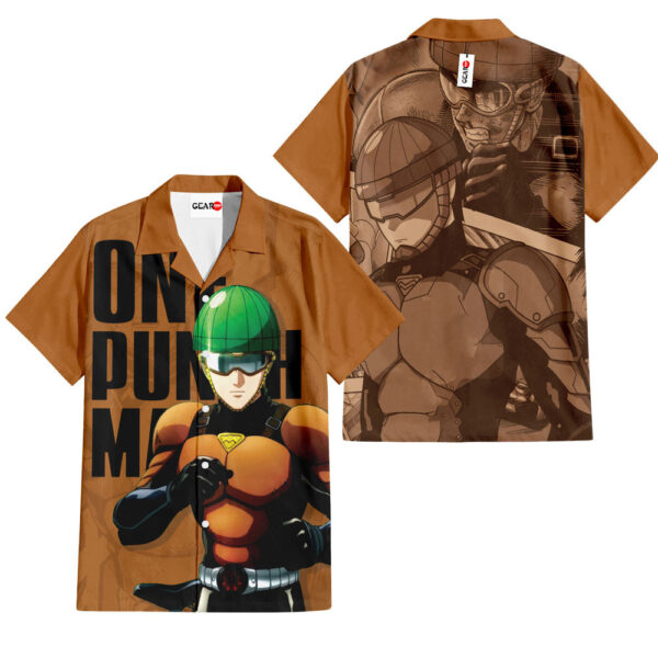 Mumen Rider Hawaiian Shirt One-Punch Man Hawaiian Shirt Anime Hawaiian Shirt