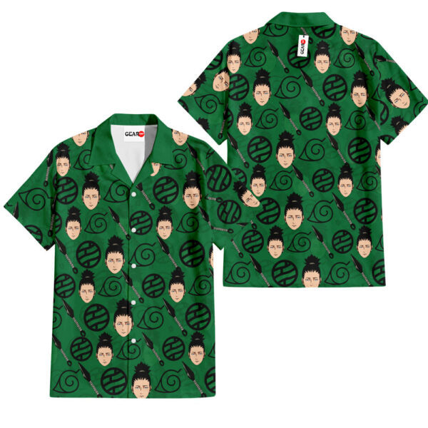 Shikamaru Nara Hawaiian Shirt Naruto Hawaiian Shirt Anime Hawaiian Shirt