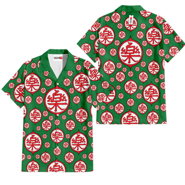 Yamcha Symbols Hawaiian Shirt Dragon Ball Z Hawaiian Shirt Anime Hawaiian Shirt