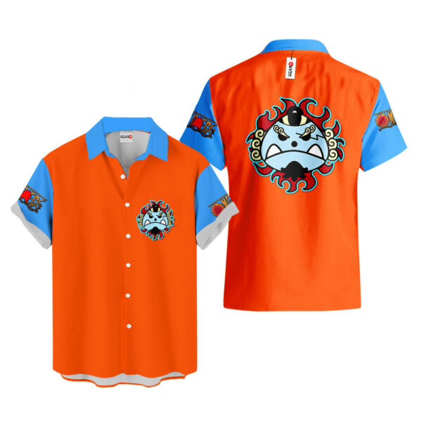 Costume Jinbe Anime Shirt Hawaiian Shirt One Piece Hawaiian Shirt Anime Hawaiian Shirt