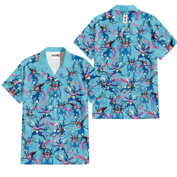 Greninja Hawaiian Shirt Pokemon Hawaiian Shirt Anime Hawaiian Shirt