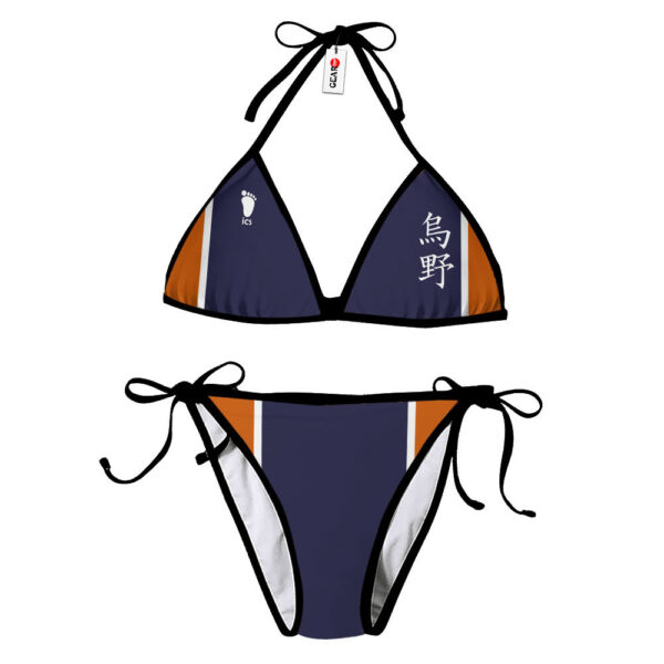 Karasuno Uniform Cosplay Bikini Haikyu!! Bikini Anime Bikini Swimsuit