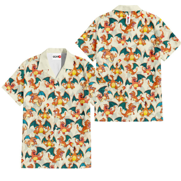 Charizard Hawaiian Shirt Pokemon Hawaiian Shirt Anime Hawaiian Shirt