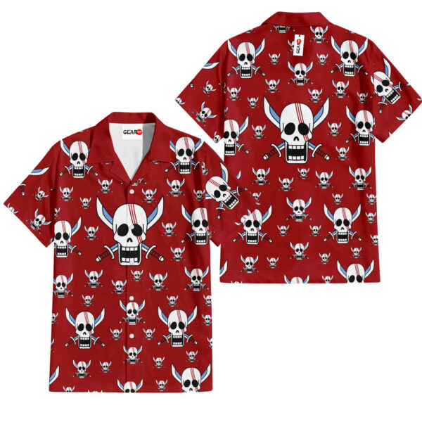 Shanks Symbols Hawaiian Shirt One Piece Hawaiian Shirt Anime Hawaiian Shirt